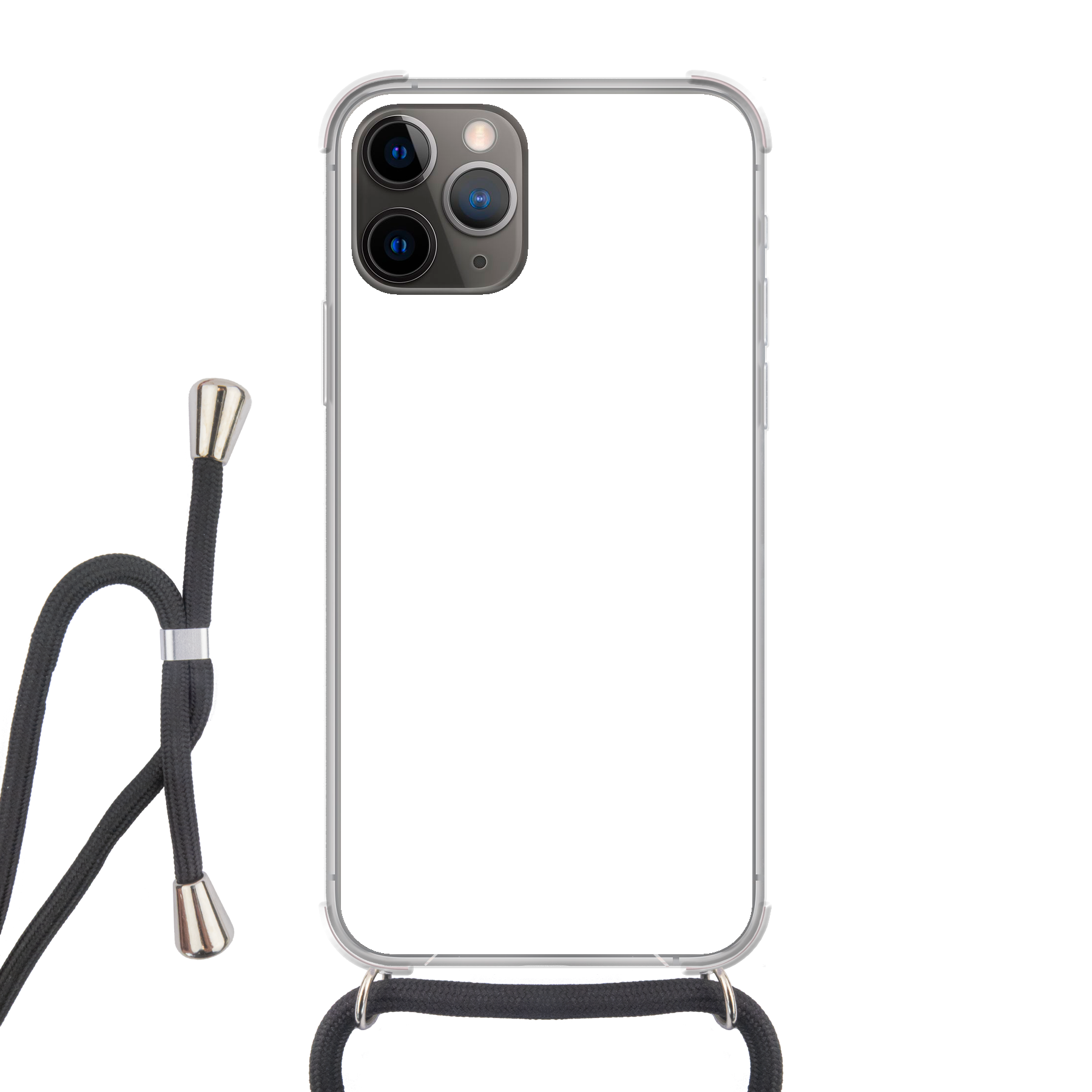 Apple iPhone 11 Pro Crossbody case (back printed, transparent)