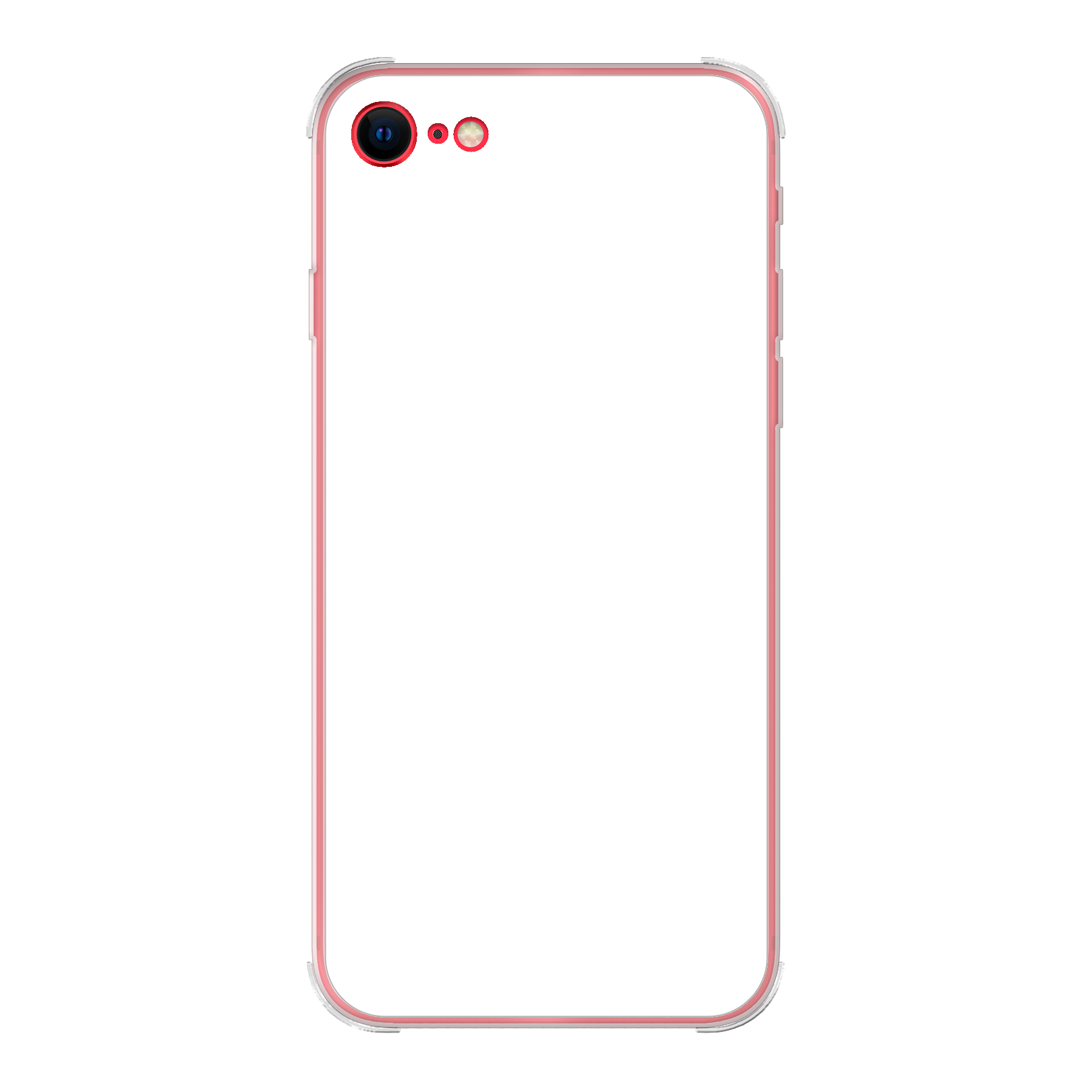 Apple iPhone 7 / 8 / SE (2020) / SE (2022) Bumper case (back printed, transparent)