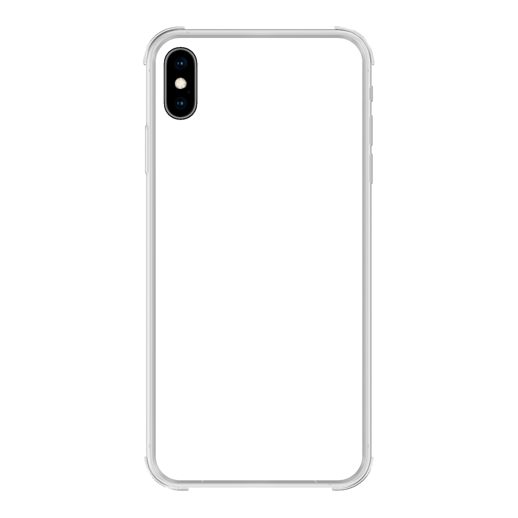 Apple iPhone X / Xs Bumper case (back printed, transparent)