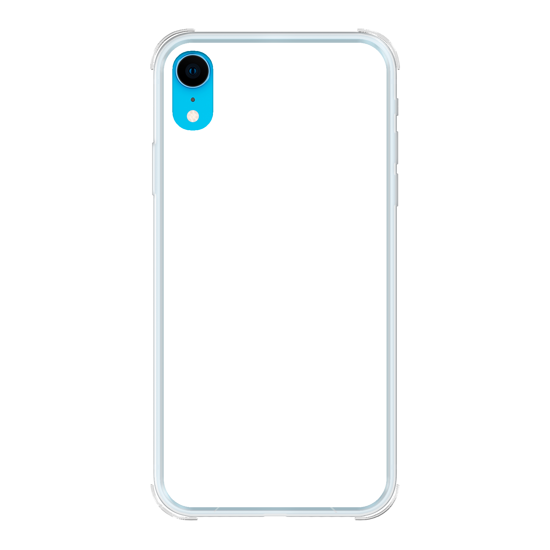 Apple iPhone Xr Bumper case (back printed, transparent)
