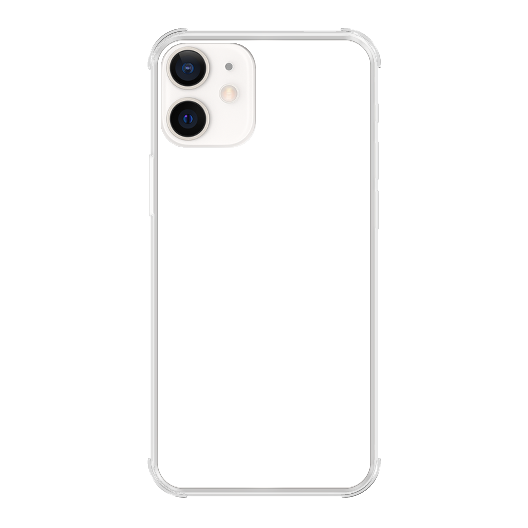Apple iPhone 12 / iPhone 12 Pro Bumper case (back printed, transparent)