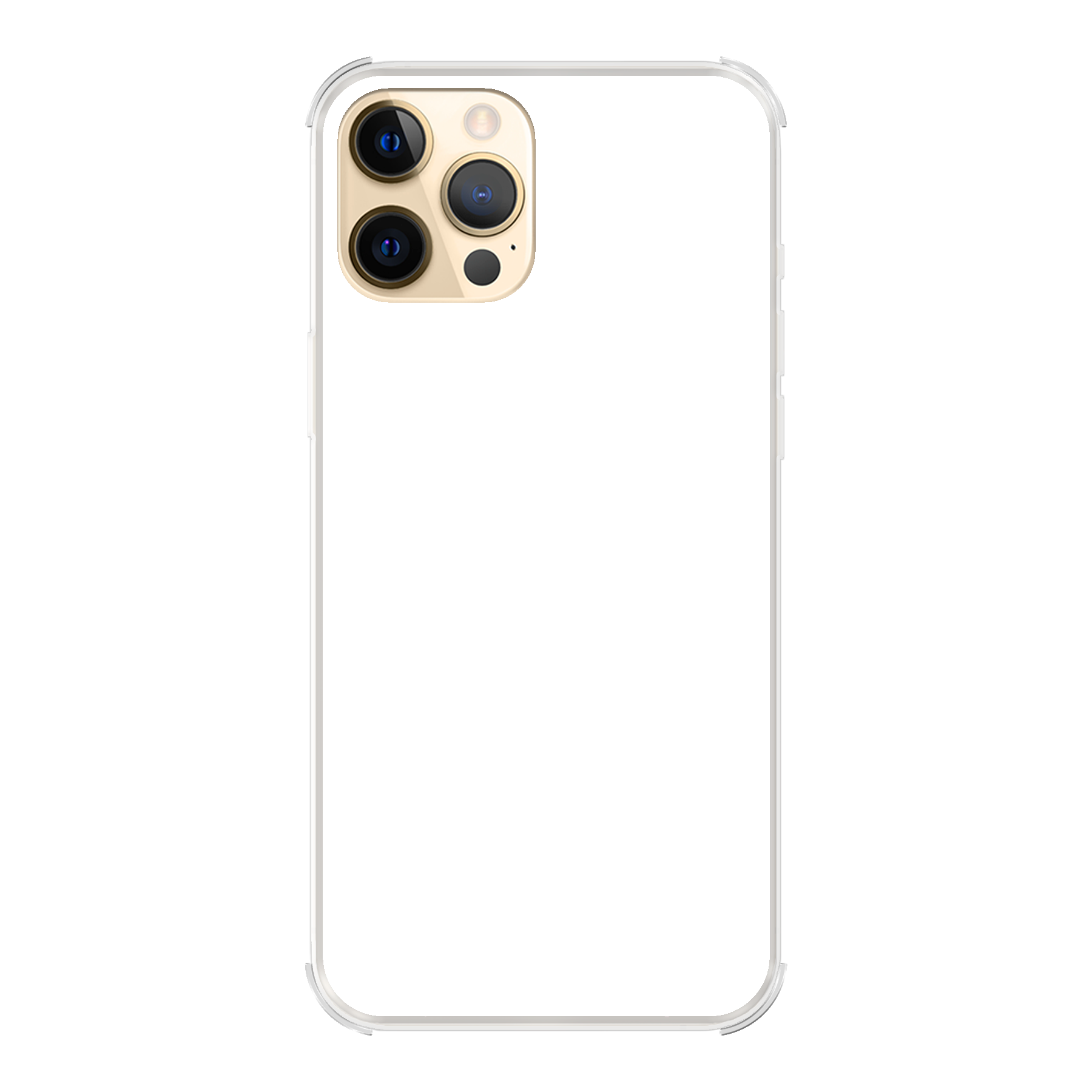 Apple iPhone 12 Pro Max Bumper case (back printed, transparent)